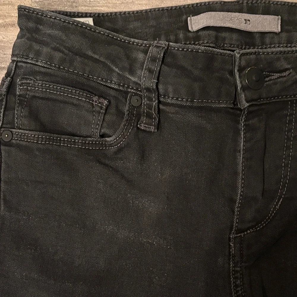 Joe's Jeans Women's Black Skinny Raw Hem Jeans